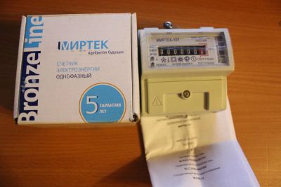 Лот: 7281719. Фото: 1. Счетчик однофазный Миртек-101-... Счётчики электроэнергии