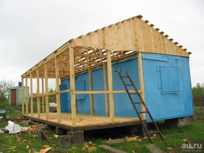 Лот: 12770085. Фото: 1. Нужно сделать пристройку к контейнеру... Другое (строительство и ремонт)