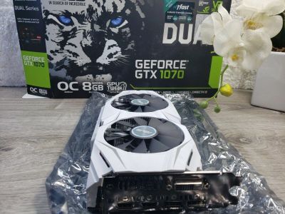 Лот: 15988911. Фото: 1. asus geforce gtx 1070 dual 8gb. Видеокарты