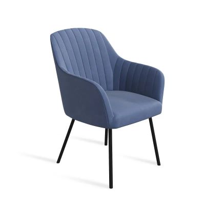 Лот: 19692016. Фото: 1. Стул ШЕР R (сидение ткань Темно-синий... Столы, стулья, обеденные группы