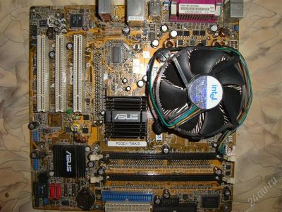 Лот: 912435. Фото: 1. Asus P5GD1-TMX/S Socket LGA775... Материнские платы