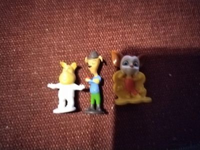 Лот: 21060338. Фото: 1. 3 игрушки из киндер-сюрпризов... Другое (игрушки)