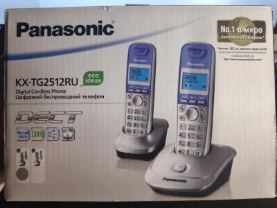 Лот: 12732865. Фото: 1. Радиотелефон Panasonic KX-TG2512RU... DECT и радиотелефоны
