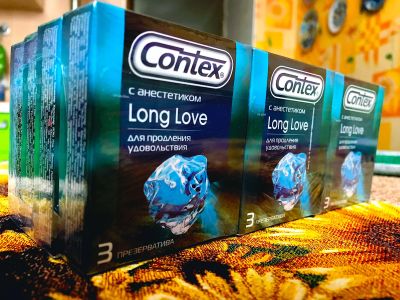 Лот: 14068904. Фото: 1. Презервативы Contex Long Love... Презервативы