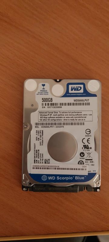 Лот: 19938705. Фото: 1. Жесткий диск. Жёсткие диски (HDD)