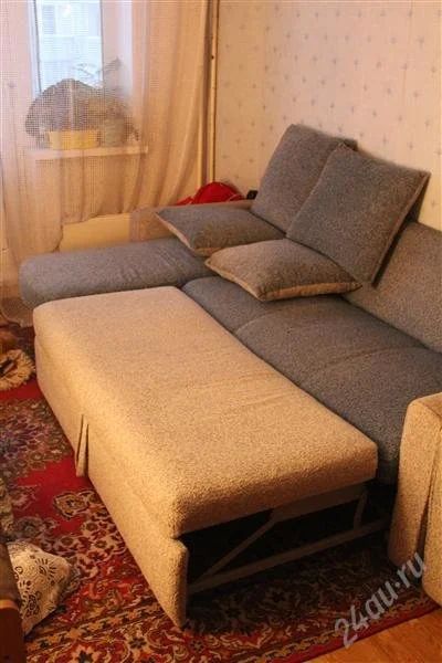 Лот: 2377266. Фото: 1. Диван (выдвижной) + кресло. Кресла, пуфы