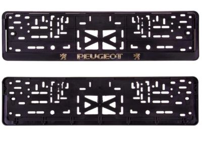 Лот: 18570493. Фото: 1. Рамка под номер Peugeot Пежо рельеф... Детали тюнинга