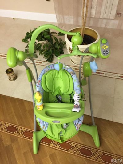 Лот: 8800632. Фото: 1. Качели электронные Graco Silhouette. Ходунки, прыгунки, качели