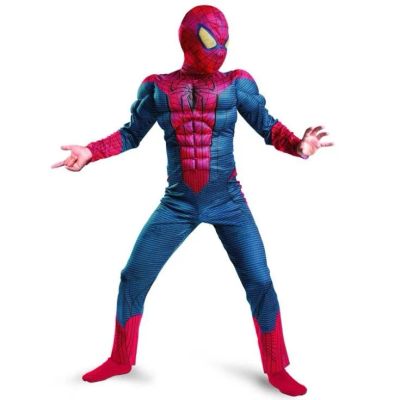 Лот: 10600588. Фото: 1. Человек паук с мускулами 104-116... Детские карнавальные, праздничные костюмы
