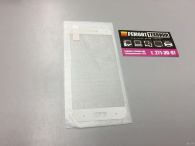 Лот: 13333670. Фото: 1. Защитное стекло Xiaomi Mi 5C Белое... Защитные стёкла, защитные плёнки