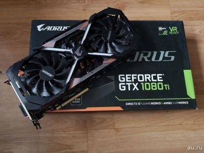 Лот: 17080182. Фото: 1. Видеокарта Aorus GTX 1080ti... Видеокарты