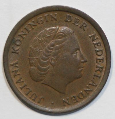 Лот: 8300575. Фото: 1. 1 цент 1967 год. Нидерланды. Европа