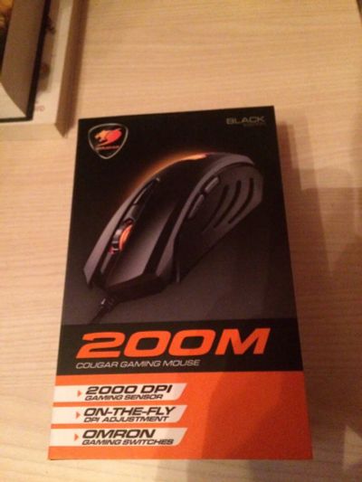 Лот: 8700258. Фото: 1. Игровая Мышь Cougar 200M Black. Клавиатуры и мыши