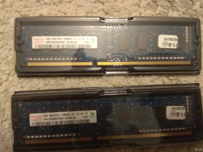 Лот: 14575069. Фото: 1. Hynix 2 x 2 Гб, частота 1333 МГц. Оперативная память