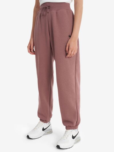 Лот: 22992768. Фото: 1. Брюки женские Nike Phoenix, Коричневый. Спортивные брюки, штаны
