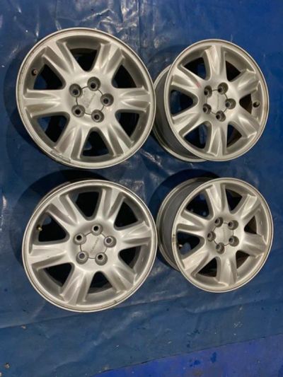 Лот: 14251431. Фото: 1. Диски литые Б/У SUBARU (11279272262... Шины