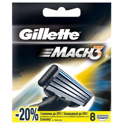 Лот: 6610435. Фото: 1. Кассеты для бритья Gillette Mach3... Аксессуары