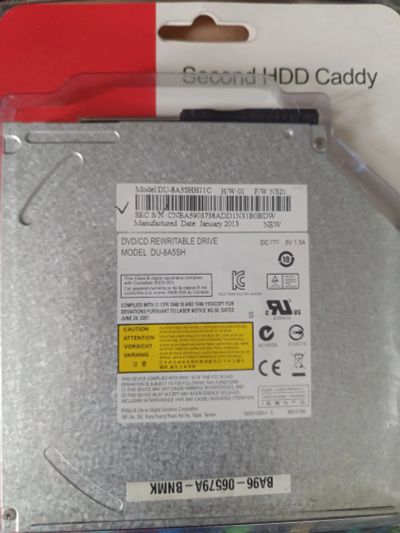 Лот: 22167073. Фото: 1. Second HDD DVD CD Revrtable Drive... Другое (компьютеры, оргтехника, канцтовары)