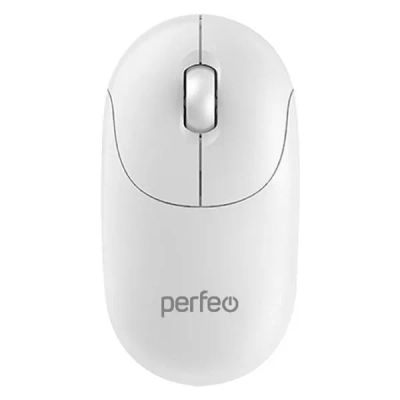 Лот: 24512824. Фото: 1. Мышь Perfeo Slim White (PF_A4788... Клавиатуры и мыши