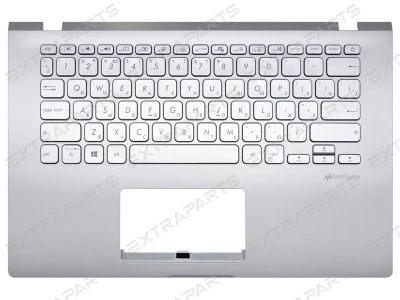 Лот: 25240481. Фото: 1. Топ-панель Asus F409FA серебро... Клавиатуры для ноутбуков