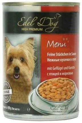 Лот: 14062220. Фото: 1. Edel Dog (Эдель Дог) Птица/Морковь... Корма
