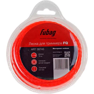 Лот: 24535729. Фото: 1. Леска для триммера Fubag FQ сечение... Расходные материалы, сменные насадки