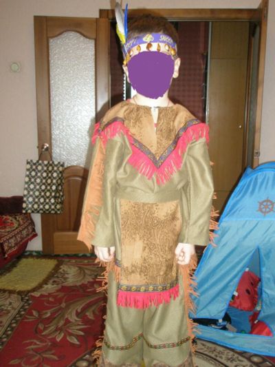 Лот: 15057134. Фото: 1. Новогодний костюм "Индеец " на... Детские карнавальные, праздничные костюмы