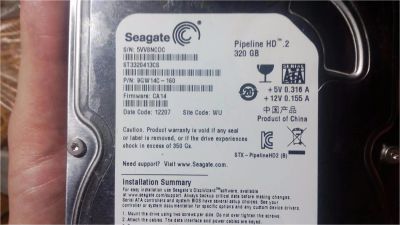 Лот: 10900234. Фото: 1. Жесткий диск Seagate 320 Gb с... Жёсткие диски