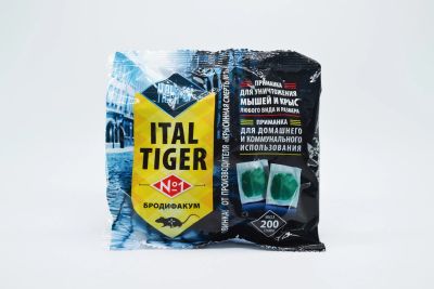 Лот: 18384424. Фото: 1. Ital Tiger (Крысиная смерть... Средства от насекомых и грызунов