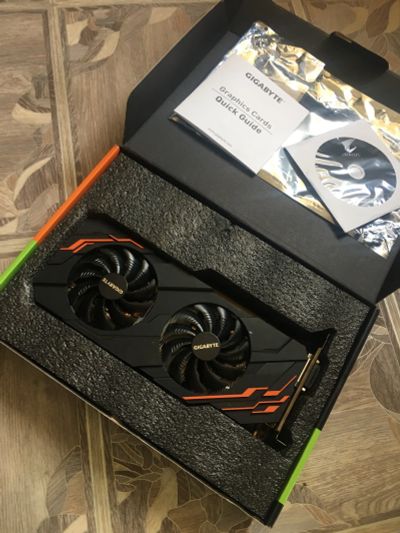 Лот: 20511939. Фото: 1. Gigabyte Geforce GTX 1070( Windforce... Видеокарты