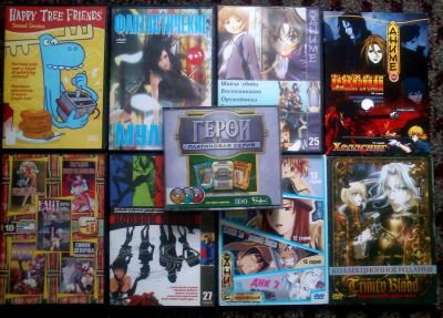 Лот: 3068469. Фото: 1. dvd диски с аниме + герои: платиновая... Видеозаписи, фильмы