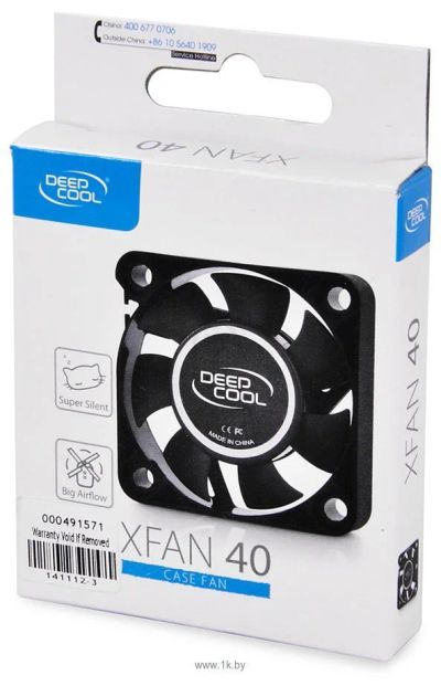 Лот: 4431879. Фото: 1. Вентилятор Deepcool Xfan-40 40x10... Системы охлаждения