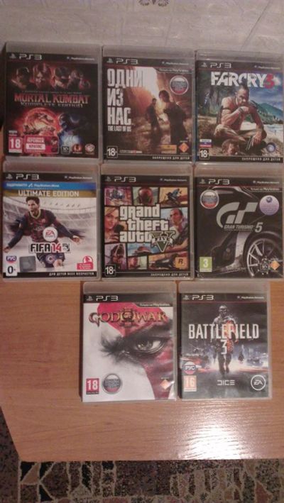 Лот: 3348429. Фото: 1. Battlefield 3, FarCry 3, Mortal... Игры для консолей