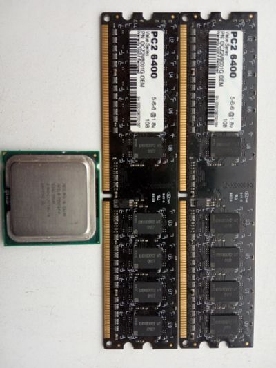 Лот: 15618201. Фото: 1. Intel E6600 +2gb DDR2. Процессоры