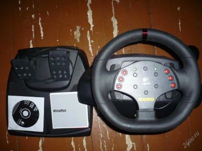 Лот: 99586. Фото: 1. срочно продам!!! руль momo racing... Рули, джойстики