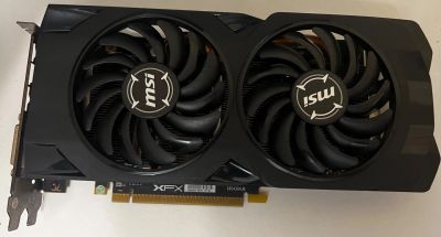 Лот: 24401230. Фото: 1. Видеокарта XFX AMD Radeon RX 470... Видеокарты