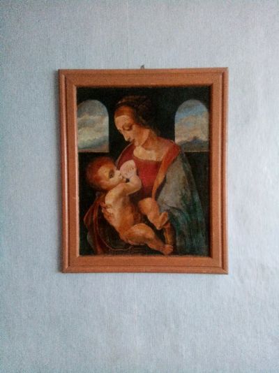Лот: 11353724. Фото: 1. Копия картины Леонардо да Винчи... Картины, рисунки