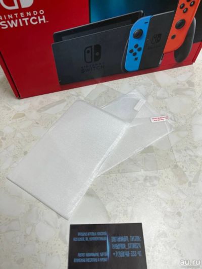 Лот: 18271463. Фото: 1. Защитное стекло для Nintendo switch... Аксессуары для игровых приставок, консолей, геймпады