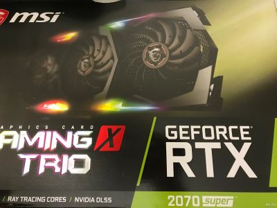 Лот: 15574859. Фото: 1. msi geforce gtx 2070 super gaming... Видеокарты