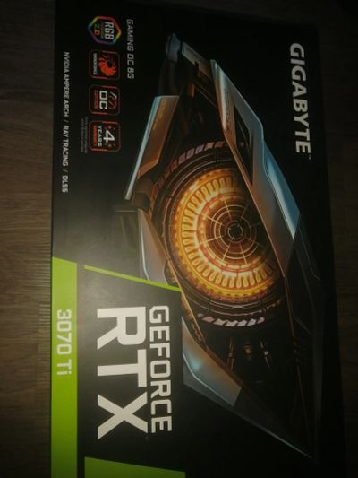 Лот: 18401386. Фото: 1. 3070ti gigabite gaming. Видеокарты