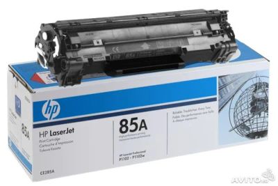 Лот: 4481459. Фото: 1. Картридж HP CE285A б/у оригинал. Картриджи, расходные материалы