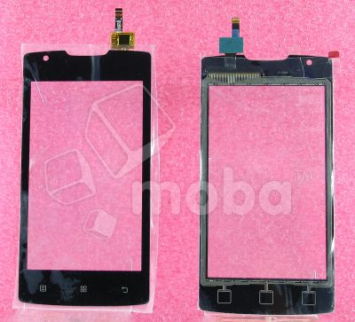 Лот: 18912165. Фото: 1. Тачскрин для Lenovo A1000 Черный. Дисплеи, дисплейные модули, тачскрины