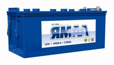 Лот: 6526089. Фото: 1. Аккумулятор Ямал 190.4 6СТ-190АПЗ... Аккумуляторы