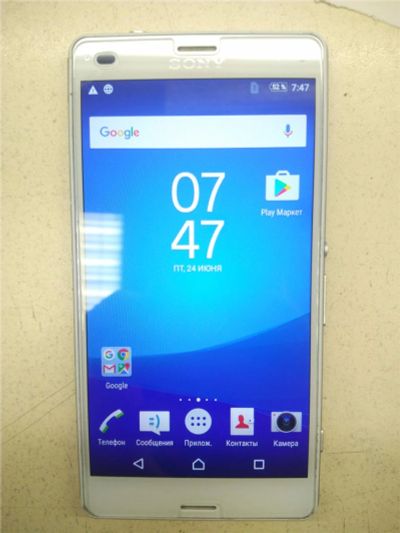 Лот: 9421746. Фото: 1. Sony Xperia Z3 compact White. Смартфоны
