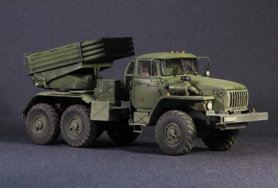 Лот: 14536917. Фото: 1. Модель БМ-21 "Град" 1/35. Военная техника