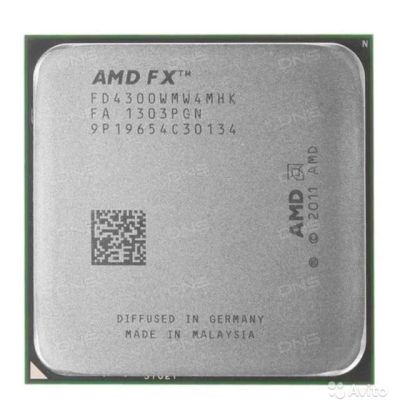 Лот: 16491593. Фото: 1. Процессор AMD FX-4300. Процессоры