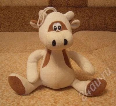 Лот: 196405. Фото: 1. Мягкая игрушка - Корова. Другое (дети растут)