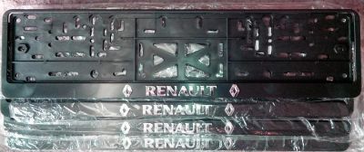 Лот: 7799480. Фото: 1. Рамка номера с защелкой Renault... Детали тюнинга