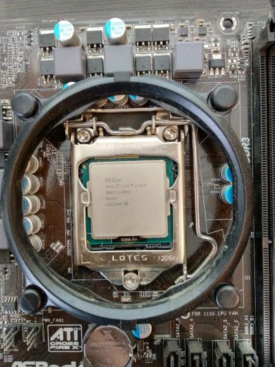 Лот: 11390659. Фото: 1. Комплект: i5 3570, asrock z77m... Комплекты запчастей