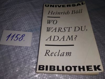Лот: 19110873. Фото: 1. Wo warst du, Adam?: Roman by Heinrich... Художественная